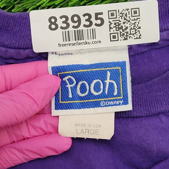 Vintage 90s Tigger Shirt Women L 23x28 Winnie-The-Pooh Baggy - Picture 9 of 15